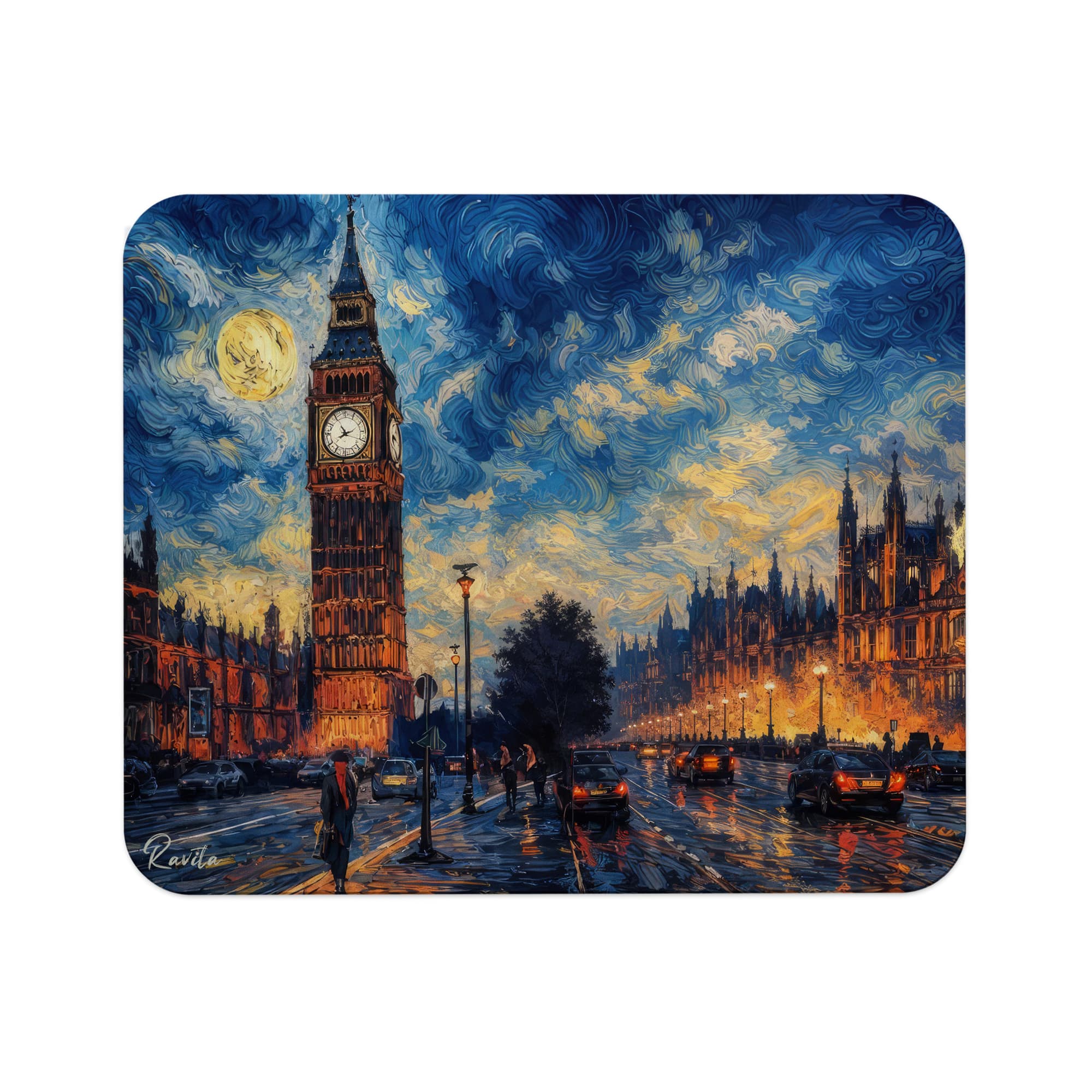 پدماوس راویتا طرح نقاشی سبک ون گوک – van gogh کد 3834 — تصویر ۳