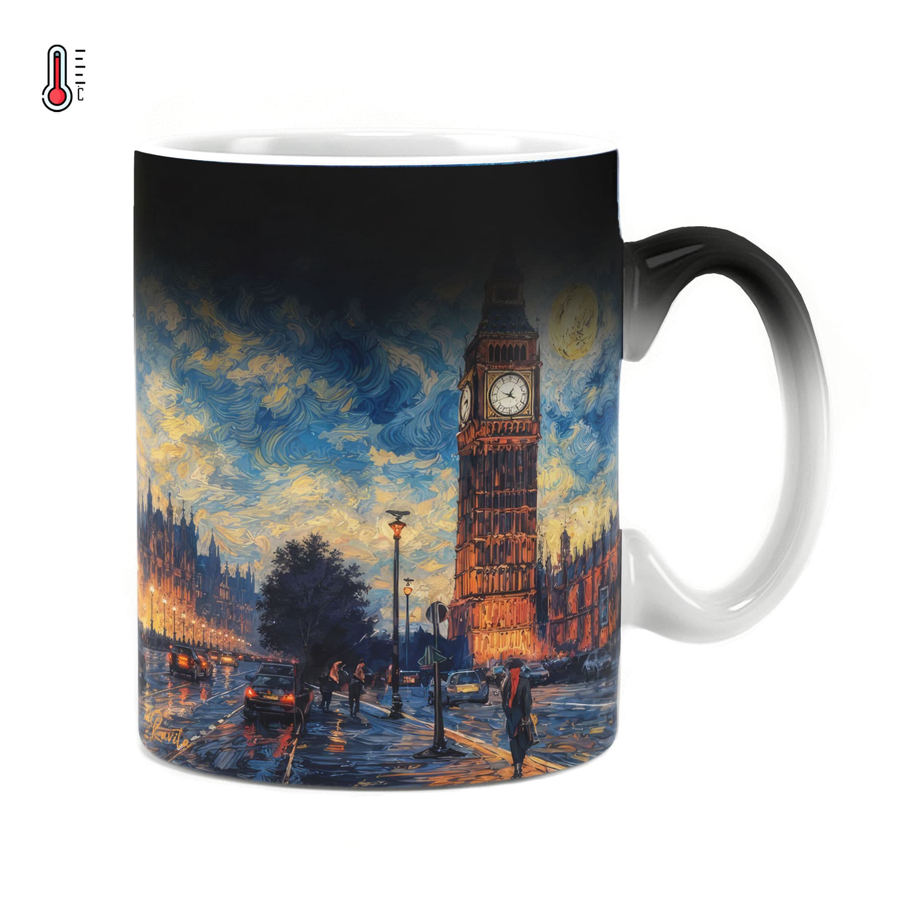 ماگ حرارتی راویتا طرح نقاشی سبک ون گوک – van gogh کد 3834 — تصویر ۵
