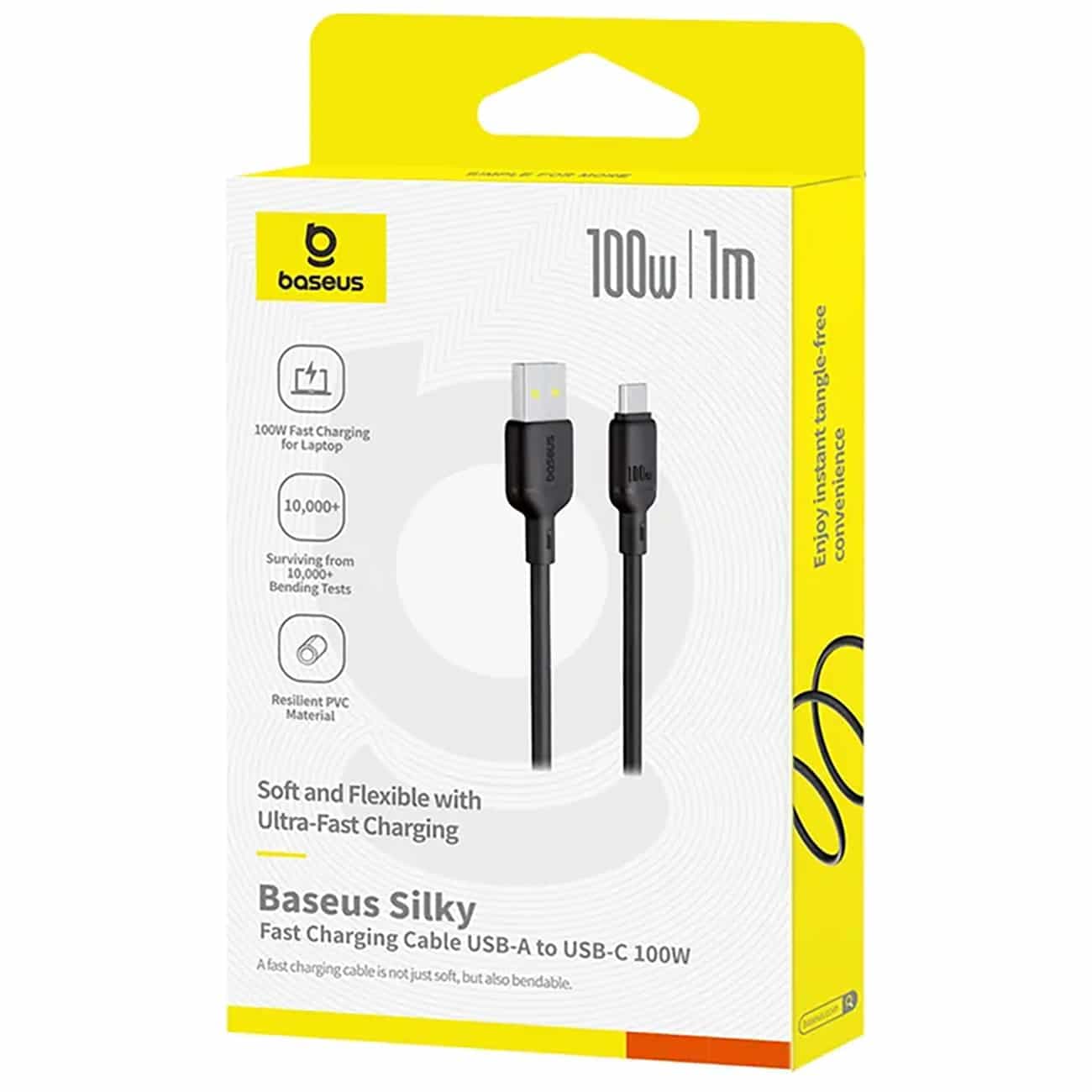 کابل شارژ USB به Type-C باسئوس مدل P10377703113-00 طول یک متری