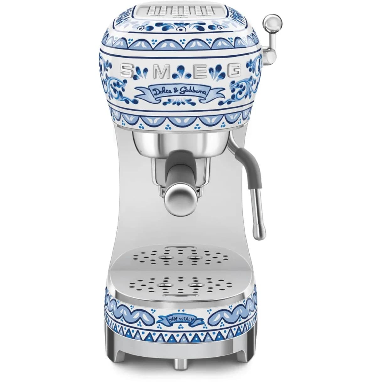 اسپرسوساز اسمگ طرح آبی مدیترانه ای دولچه گابانا مدل ECF02 — تصویر ۶