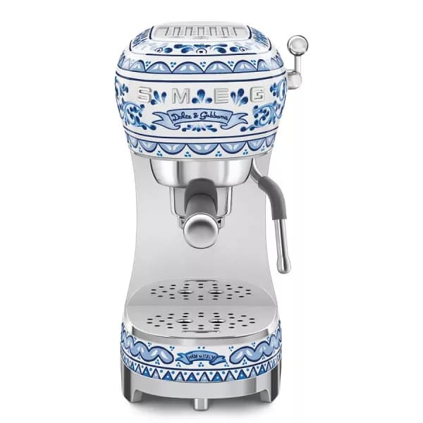 اسپرسوساز اسمگ طرح آبی مدیترانه ای دولچه گابانا مدل ECF02 — تصویر ۹