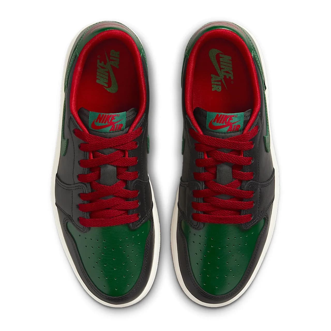 Air Jordan 1 Low OG ‘Black/Gorge Green’ — تصویر ۱۲