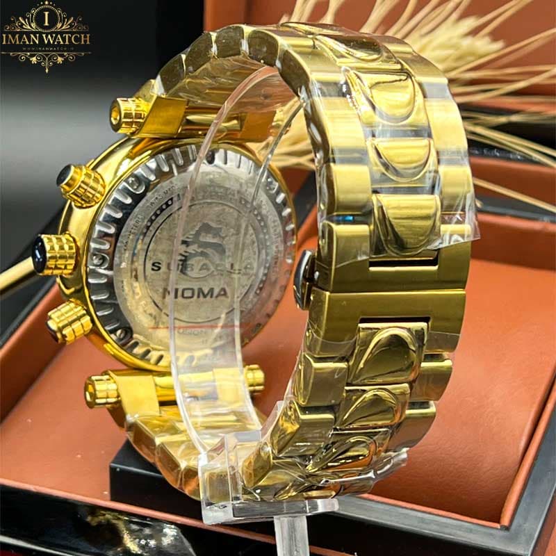 ساعت مچی اینویکتا سوباکو مردانه کرنوگراف طلایی Invicta Subaqua 6532 — تصویر ۸