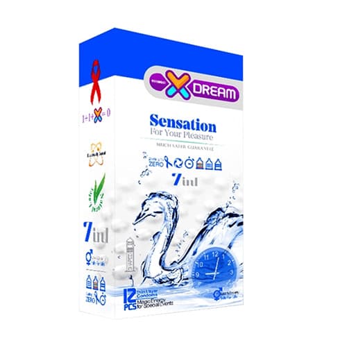 کاندوم حساس ایکس دریم مدل Sensation تعداد 12 عددی — تصویر ۵