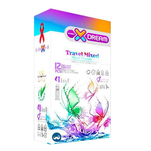 کاندوم لذت های گوناگون ایکس دریم مدل Travel Mixed — تصویر ۵