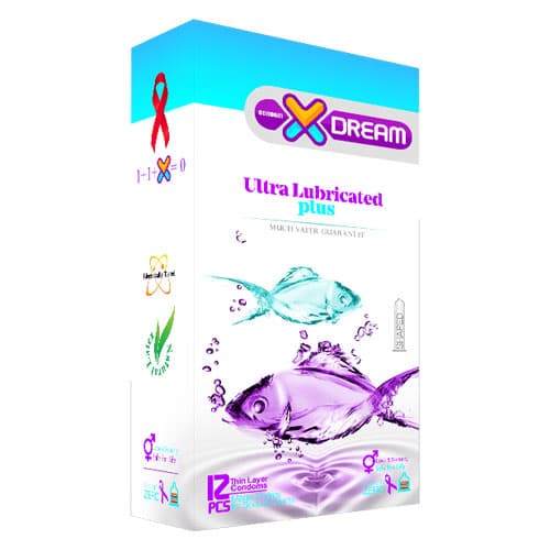 کاندوم فوق روان ایکس دریم مدل Ultra Lubricated تعداد 12 تایی