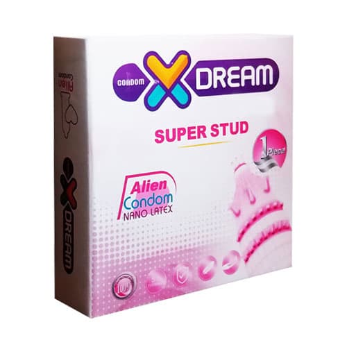 کاندوم فضایی دکمه دار ایکس دریم مدل SUPER STUD