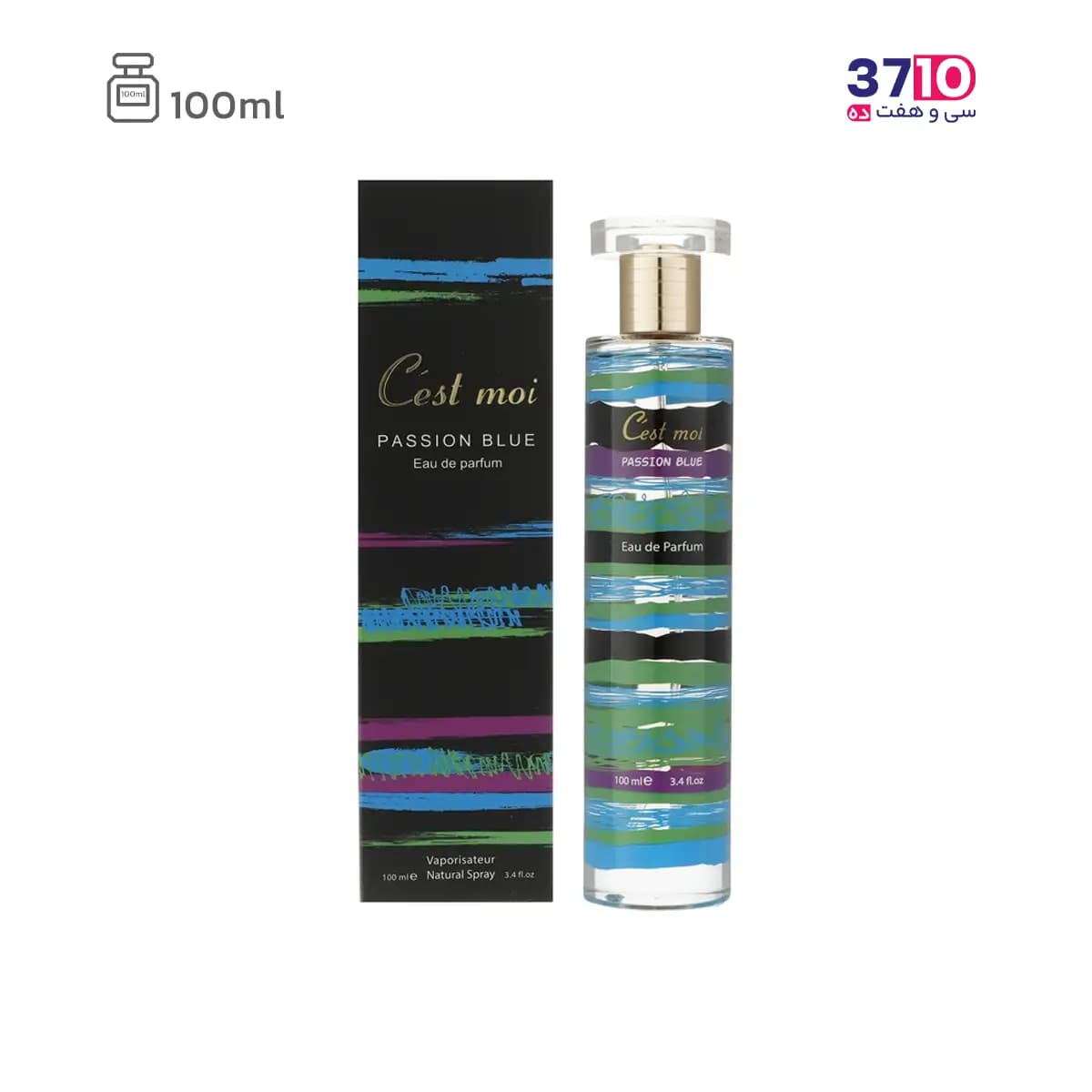 ادوپرفیوم زنانه سموا مدل پشن بلو Passion blue حجم 100 میلی لیتر
