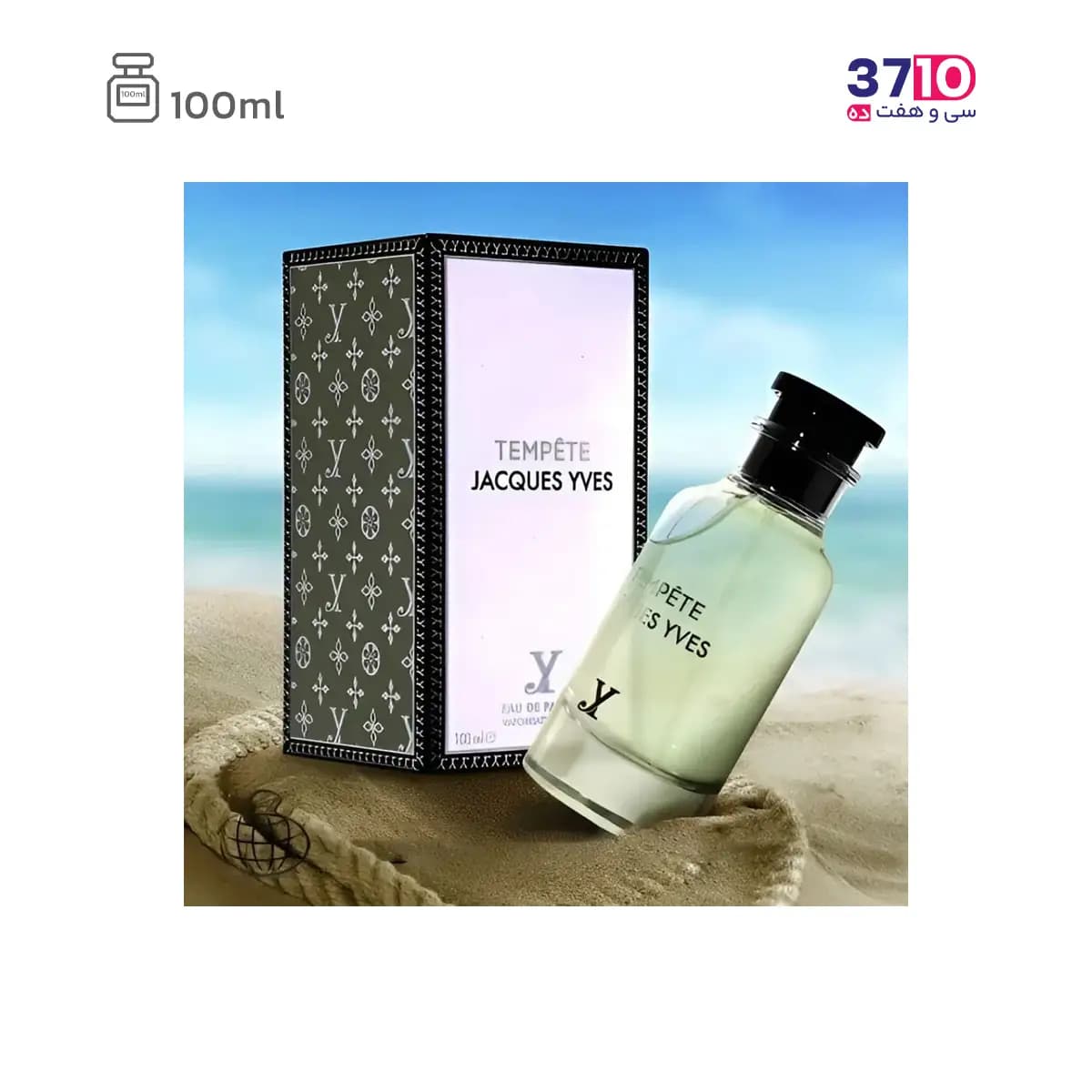 ادوپرفیوم تمپت ژاک ایو فراگرنس ورد TEMPETE JACQUES YVES حجم 100میلی لیتر — تصویر ۵