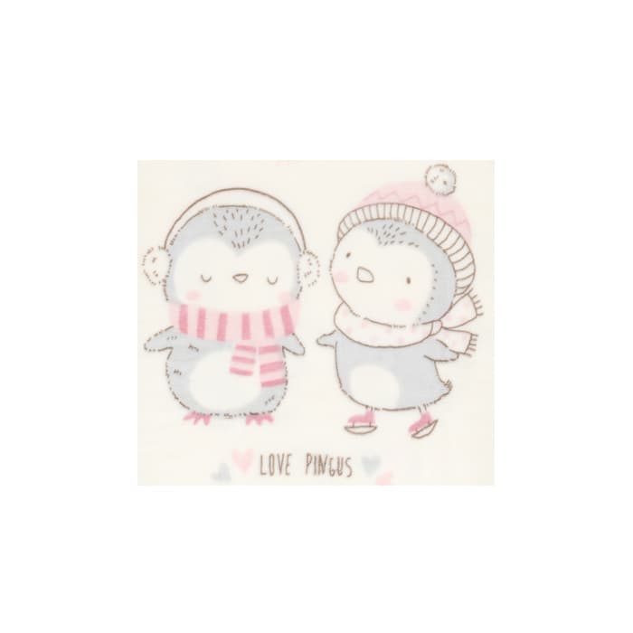 پتو نوزادی کیکابو مدل Love Pingus سایز 110×80 — تصویر ۳