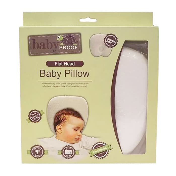 بالش مموری فوم نوزاد سفید Baby Proof — تصویر ۵