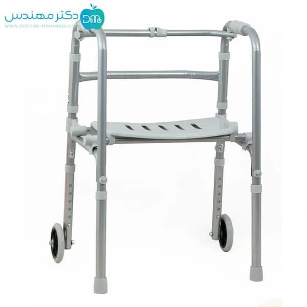 واکر تاشو چرخ‌دار با صندلی