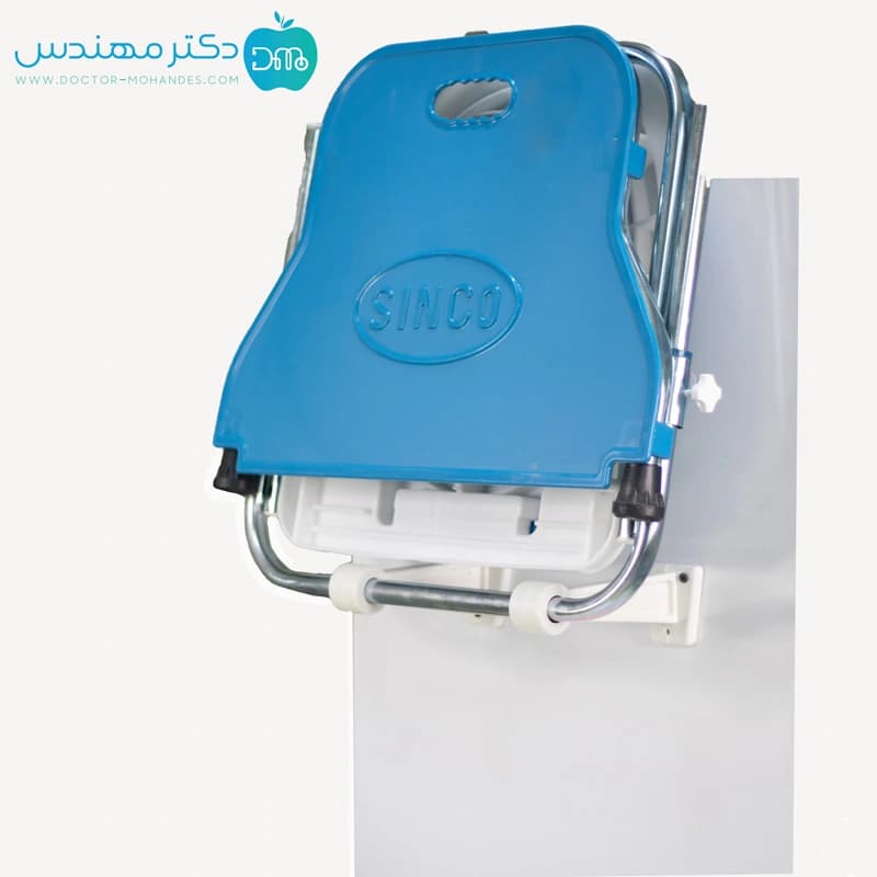 توالت فرنگی دیواری تاشو برند سینکو بدون قیف — تصویر ۲