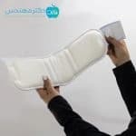 گردنبند طبی نرم آتل دار پاک سمن کد 003 — تصویر ۴