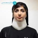 گردنبند طبی نرم آتل دار پاک سمن کد 003 — تصویر ۶