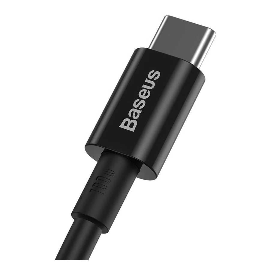 کابل تبدیل 1 متری USB-C به USB-C باسئوس مدل Superior CATYS-B01 — تصویر ۳