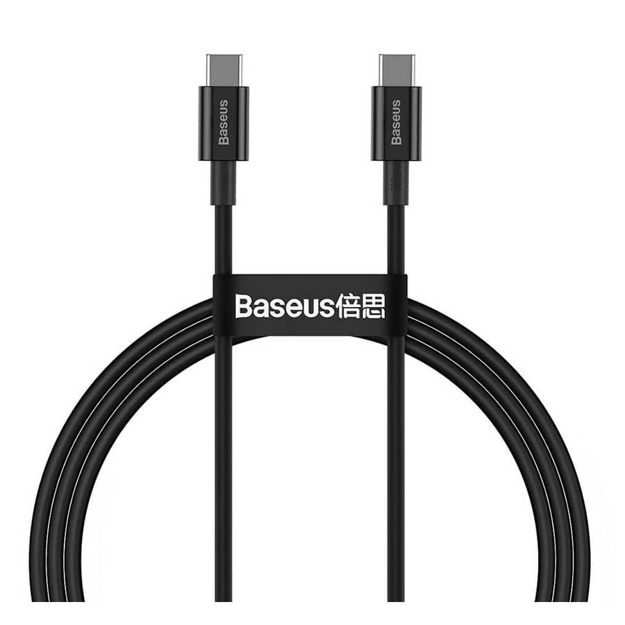 کابل تبدیل 1 متری USB-C به USB-C باسئوس مدل Superior CATYS-B01