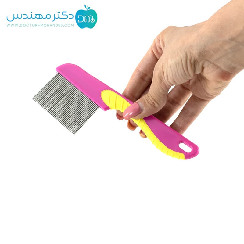 شانه ضد شپش و شوره دسته دار — تصویر ۲