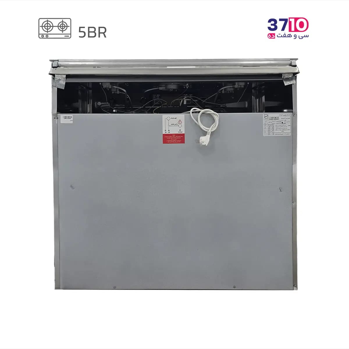 اجاق گاز طرح فر گلین گاز Galin Gas مدل Venso 9051FS بدنه تمام استیل دو درب — تصویر ۱۱