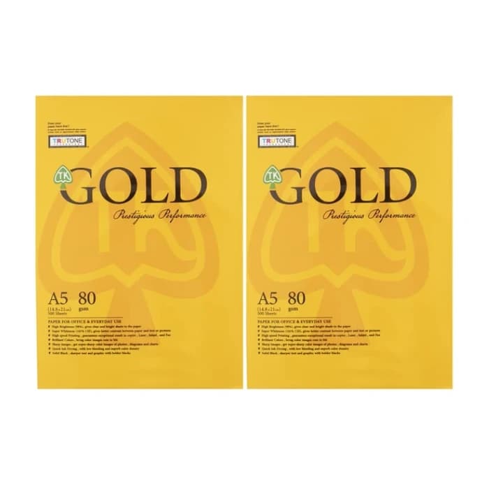 کاغذ A5 گلد بسته 500 عددی (2 بسته)