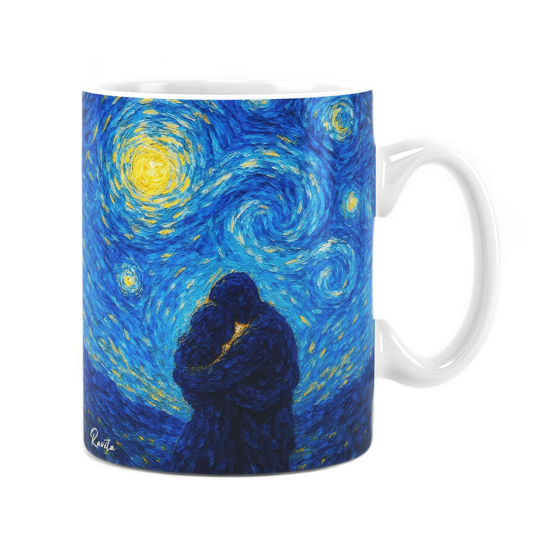 ماگ حرارتی راویتا طرح عاشقانه ونگوک – Van Gogh Love کد 3814 — تصویر ۴