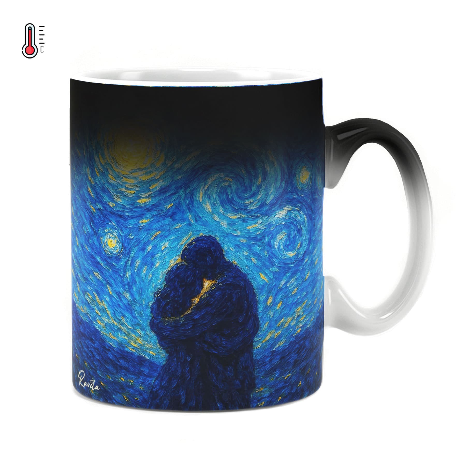 ماگ حرارتی راویتا طرح عاشقانه ونگوک – Van Gogh Love کد 3814