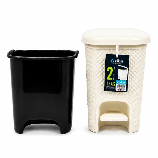 سطل پدالی پازیریک سایز 2 زیبا سازان — تصویر ۳