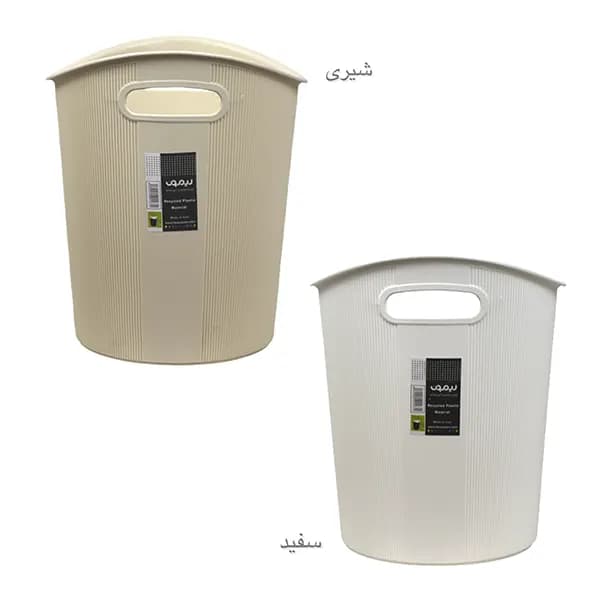 سطل کاغذ شیاردار بزرگ لیمون — تصویر ۵
