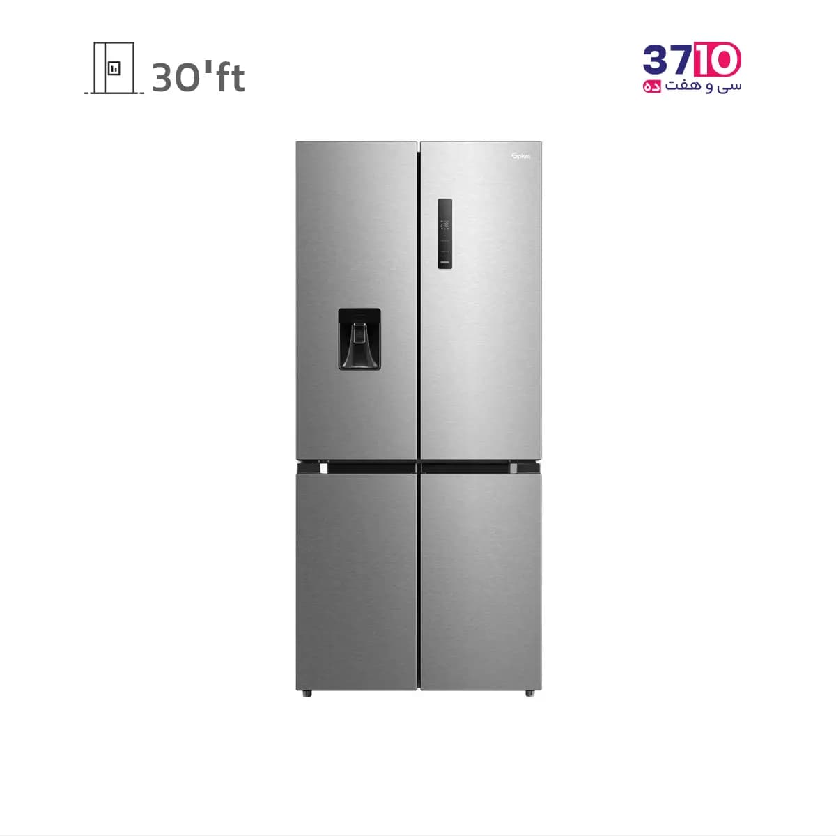 يخچال ساید بای ساید جی پلاس GPlus مدل GSS-R9515NS استیل