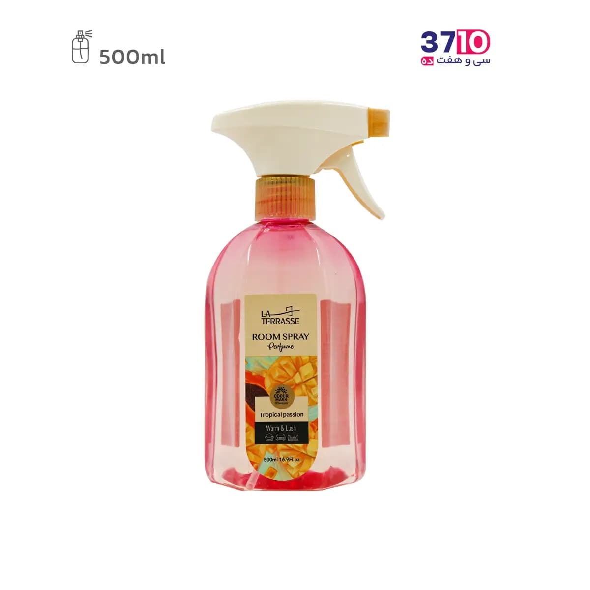 اسپری خوشبو کننده هوا و محیط لاتراس مدل Tropical passion تروپیکال پشن حجم 500 میل — تصویر ۴