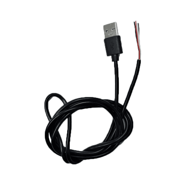 کابل تعمیری USB مشکی ضخیم 4رشته — تصویر ۲