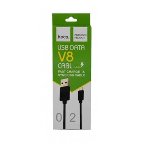 کابل شارژ اندروید طول 1 متر هوکو (hoco) مدل V8-02