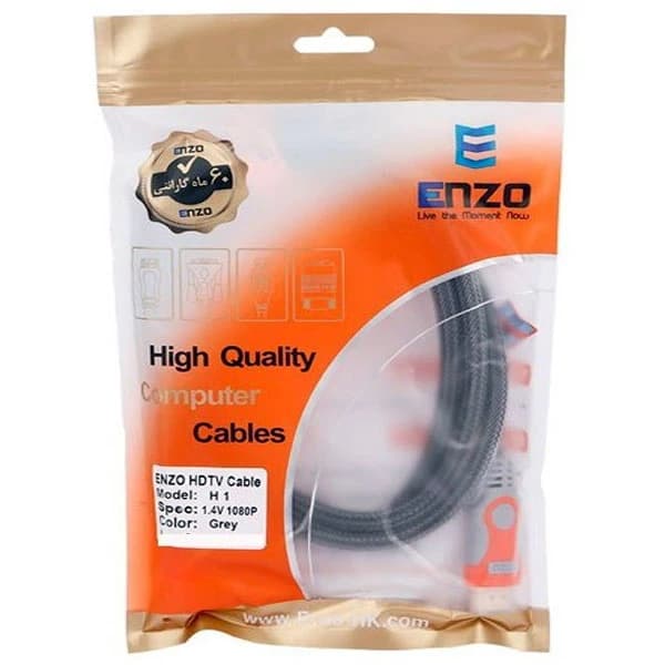 کابل HDMI V1.4 4K انزو مدل ENZO HD5 به طول 5 متر — تصویر ۳