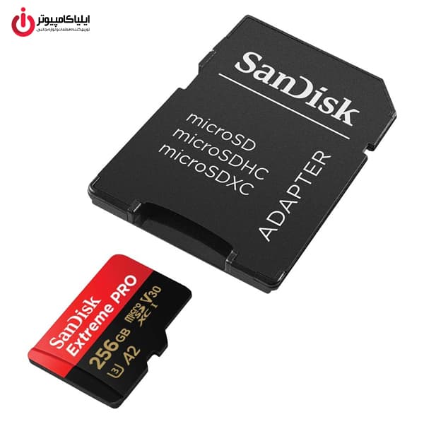 مموری کارت میکرو اس دی سندیسک مدل SANDISK Xtreme PRO 256GB — تصویر ۳