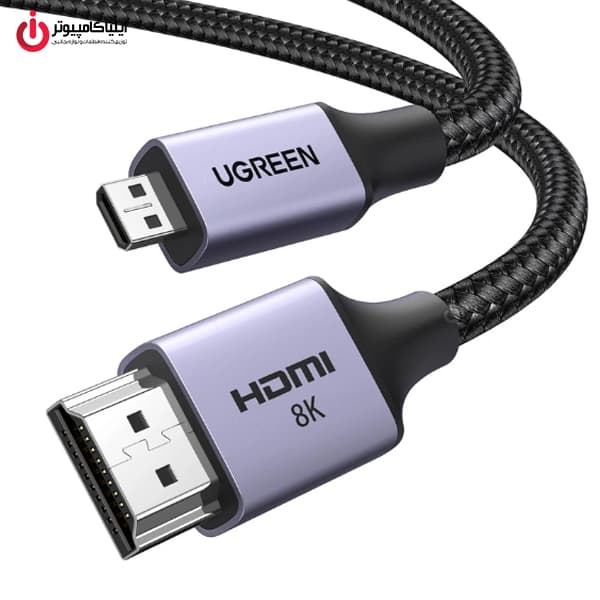 کابل مانیتور Micro HDMI به HDMI یوگرین مدل UGREEN HD164-15516 — تصویر ۶