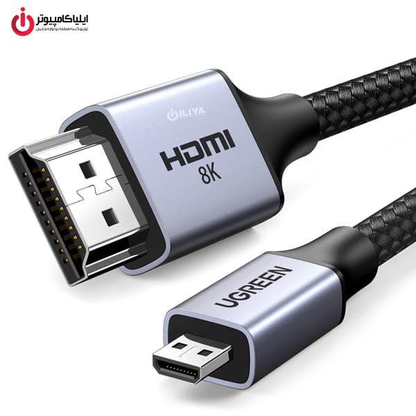 کابل مانیتور Micro HDMI به HDMI یوگرین مدل UGREEN HD164-15516 — تصویر ۵