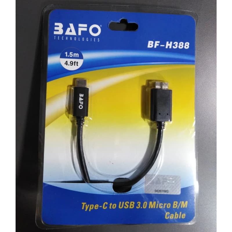 کابل Type-C به Micro b بافو مدل BAFO BF-H388 به طول 1.5 متر — تصویر ۶