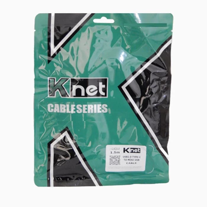 کابل Type-C به Mini USB 5-pin کی نت مدل K-CU5C2015 K-C88 طول 1.5 متر — تصویر ۳