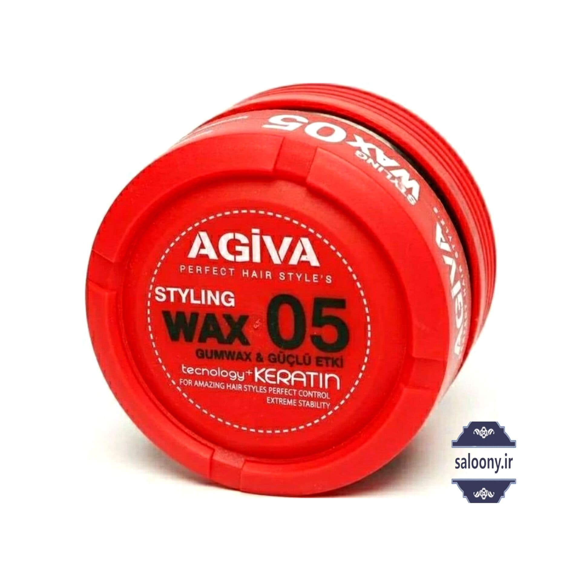 واکس حالت دهنده مو آگیوا قرمز05 AGiVa — تصویر ۳