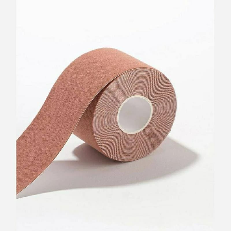 چسب لیفت سینه 5 متری جایگزین سوتین مناسب لباس دکلته و یقه باز – کرمی — تصویر ۳