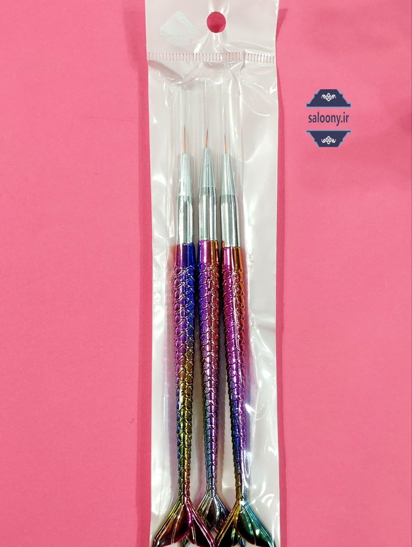 قلم طراحی کاشت ناخن بسته سه عددی — تصویر ۲