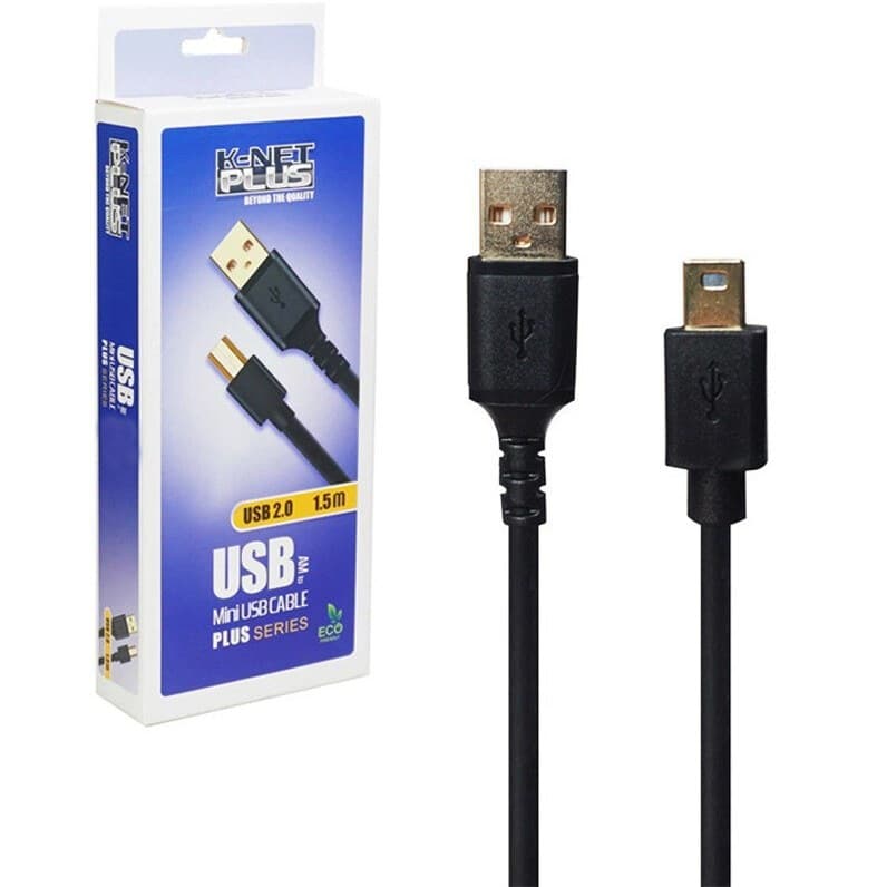 کابل Mini USB2 به USB2 کی نت پلاس مدل KP-CU5P2015 A30 KP-A30 — تصویر ۱۰