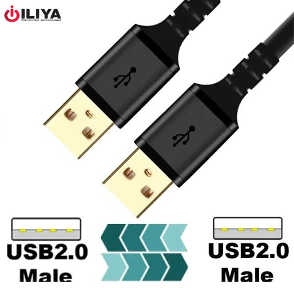 کابل USB2 به USB2 کی نت پلاس مدل K-NET PLUS KP-CUAM2018 A28-1.8M — تصویر ۷