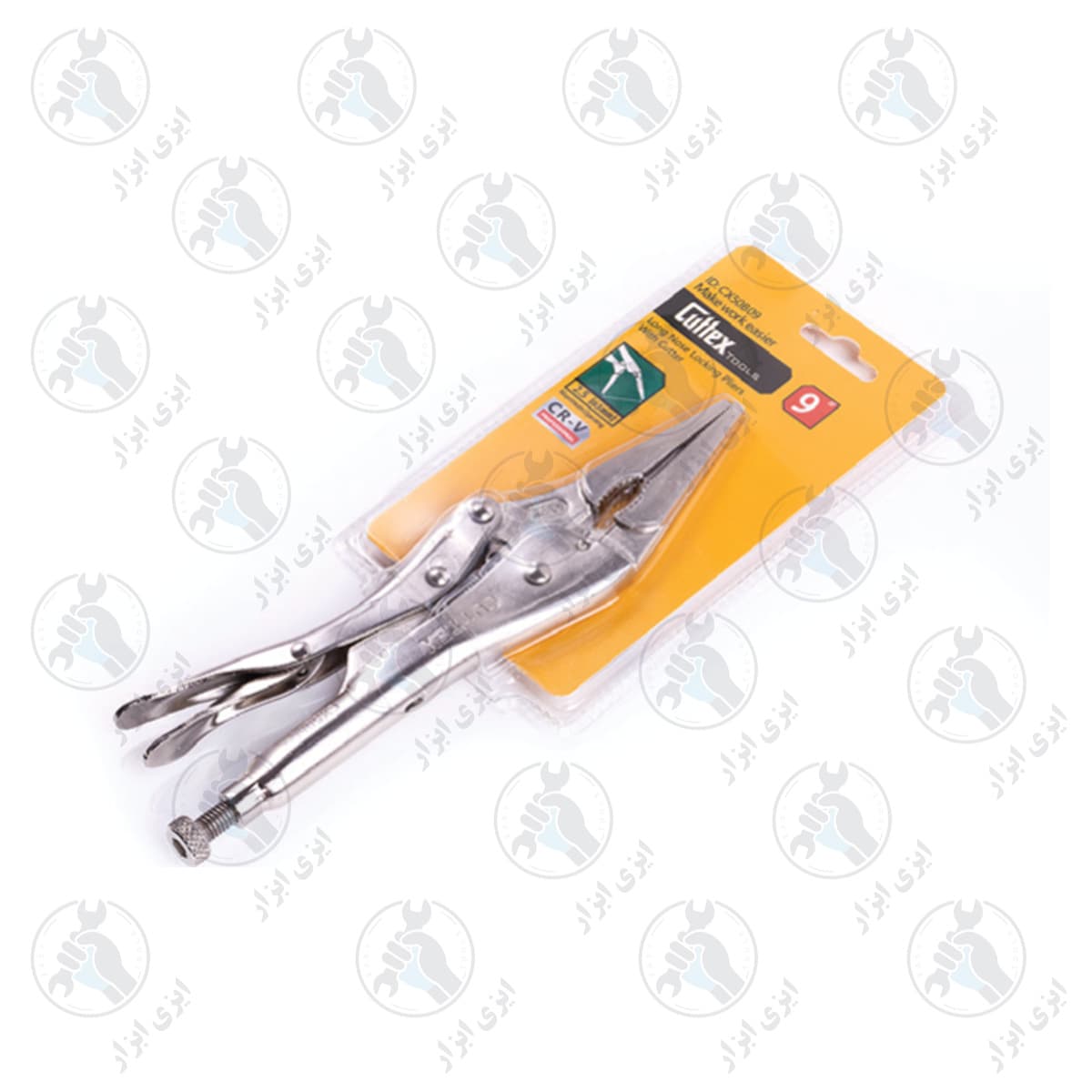 دمباریک قفلی 4 اینچی CUTTEX کد CX50B04 — تصویر ۳
