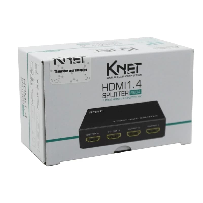 اسپلیتر 4 پورت HDMI کی نت K NET مدل K-S634 — تصویر ۱۲