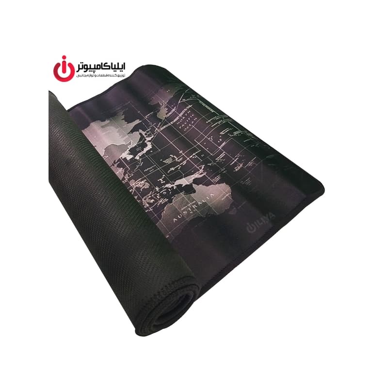 ماوس پد گیمینگ طرح نقشه جهان سایز 90×40 pad mouse world — تصویر ۳