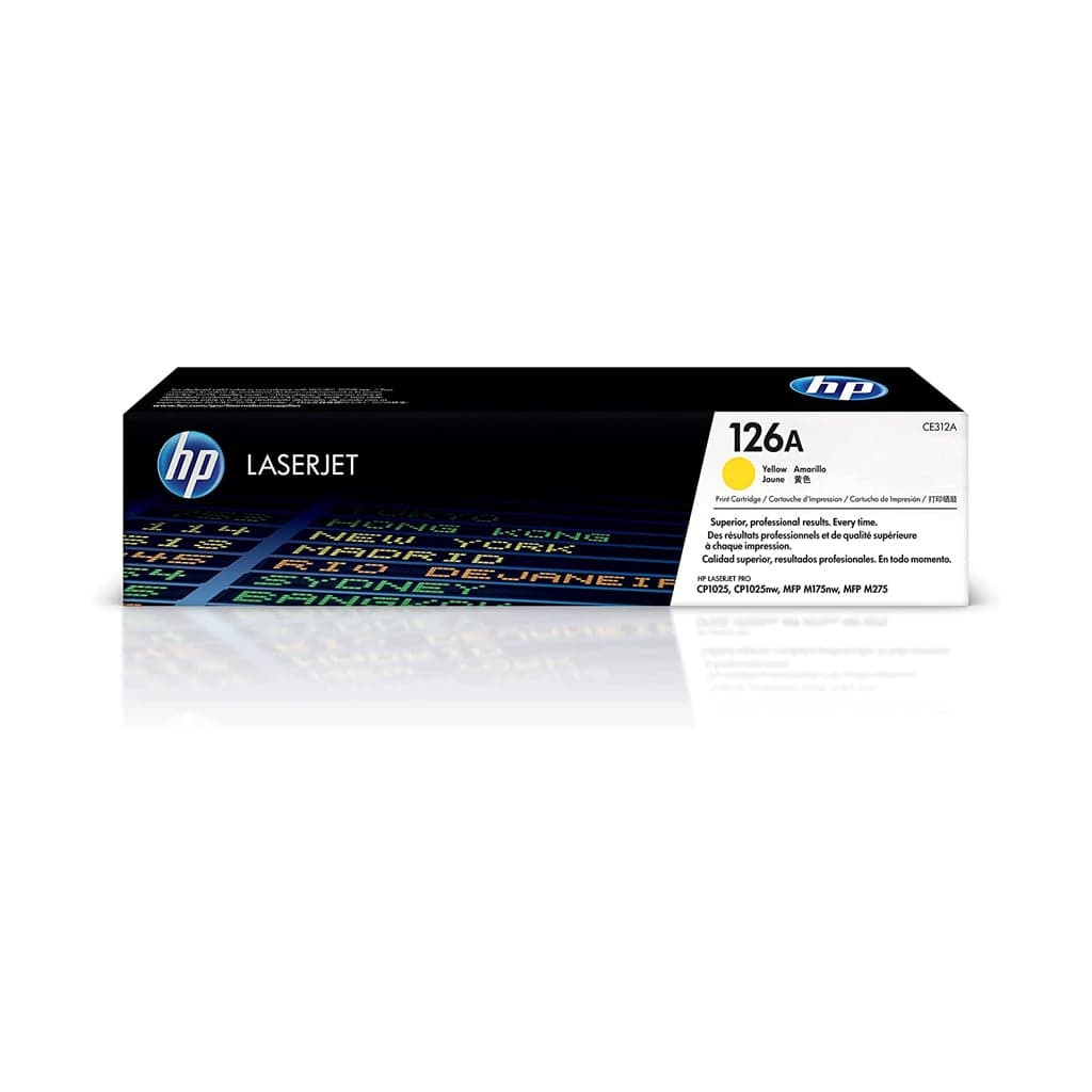 کارتریج لیزری HP 126A رنگ زرد اورجینال با گارانتی