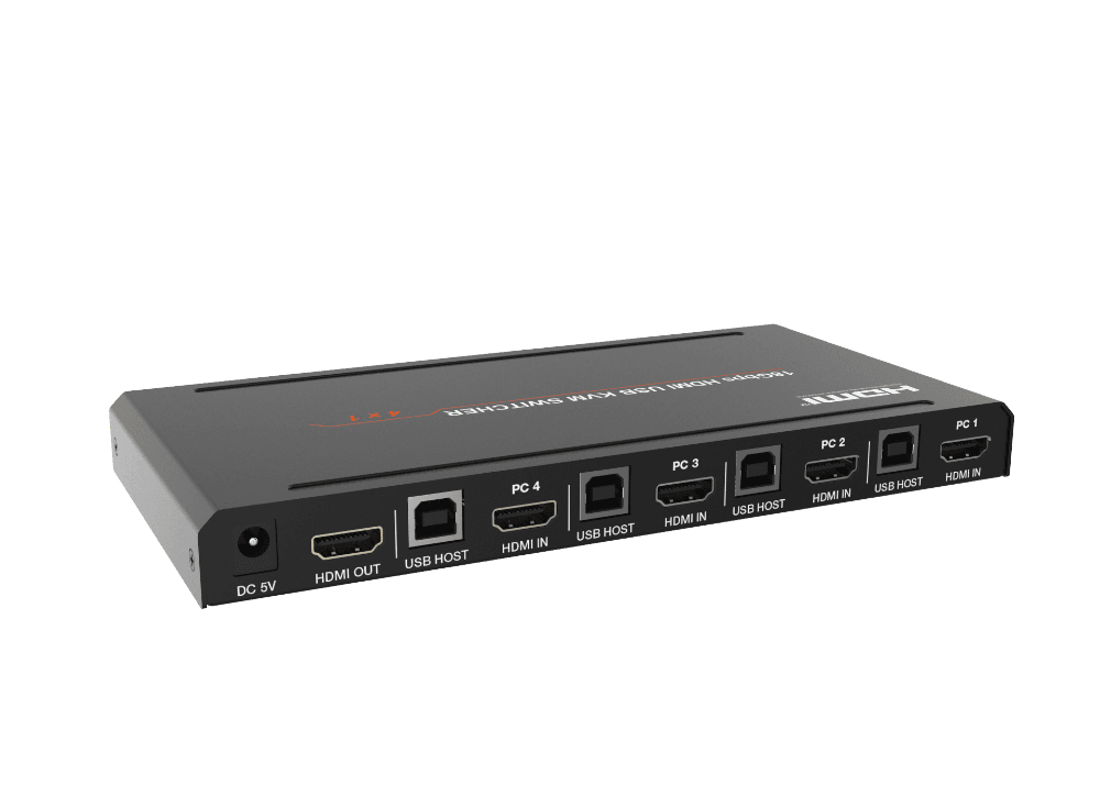 سوئیچ کی وی ام 4X1 پورت HDMI 2.0b فرانت کنترل تصویر — تصویر ۱۰