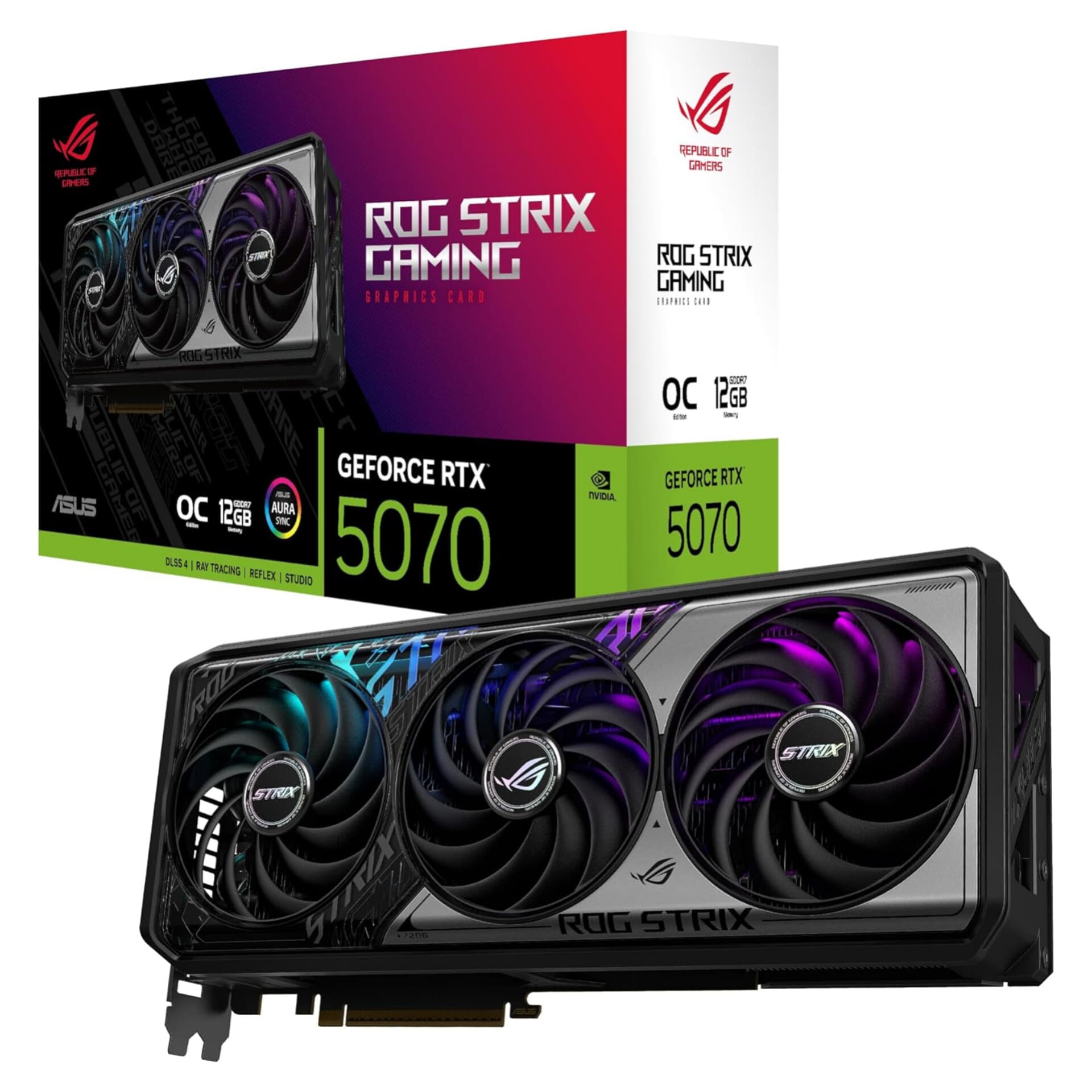 کارت گرافیک ایسوس ROG STRIX GAMING RTX 5070 12GB GDDR7 OC