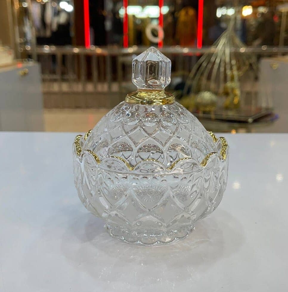 قندان لب طلا اصلی مدل آنجلیکا کد QlG2304 — تصویر ۳
